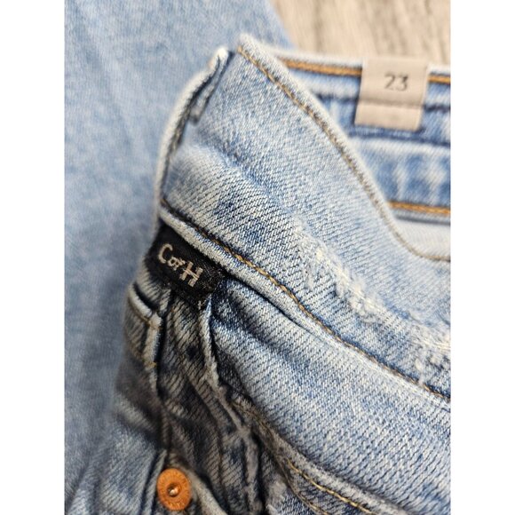 Citizens Of Humanity Women Size 23 Rocket Crop High Rise Skinny Distressed Jeans - Picture 6 of 15